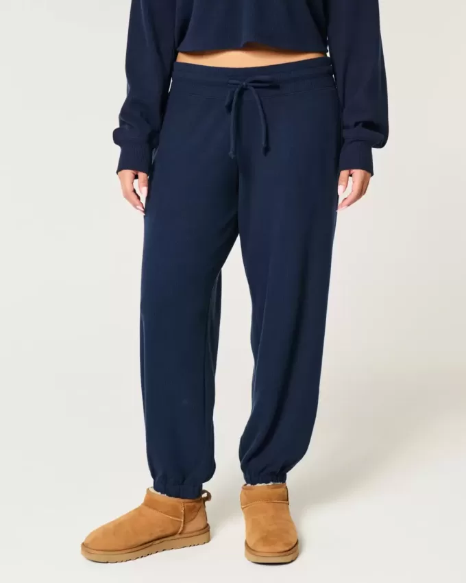 Pantaloni da jogging a nido d’ape Gilly Hicks Relaxed