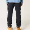 Pantaloni da jogging in pile con grafica alpina rilassata