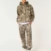 Pantaloni da jogging in pile con logo rilassato