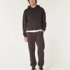 Pantaloni da jogging in pile con logo rilassato