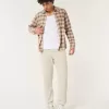 Pantaloni da jogging in pile con logo rilassato