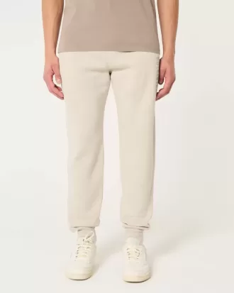 Pantaloni da jogging in pile con logo rilassato