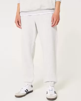 Pantaloni da jogging in pile con logo rilassato