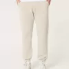 Pantaloni da jogging in pile con logo rilassato