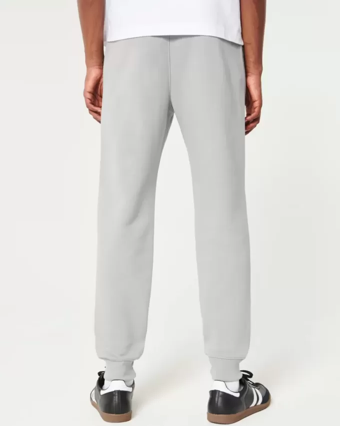 Pantaloni da jogging in pile con logo rilassato