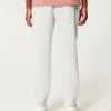 Pantaloni da jogging in pile con logo rilassato