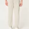 Pantaloni da jogging in pile con logo rilassato