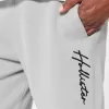 Pantaloni da jogging in pile con logo rilassato