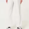 Pantaloni da jogging in pile con logo rilassato