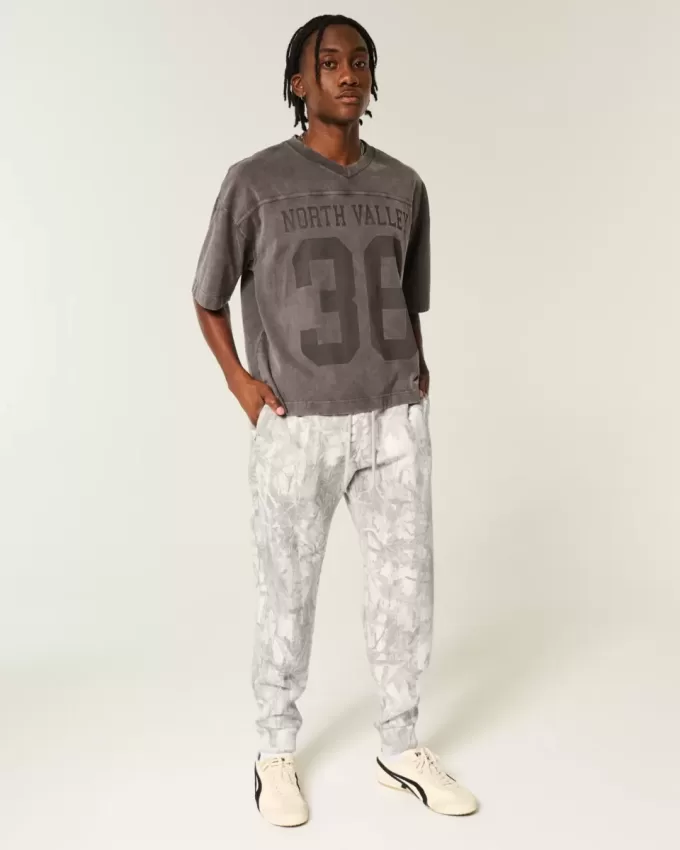 Pantaloni da jogging in pile mimetico Feel Good di Hollister