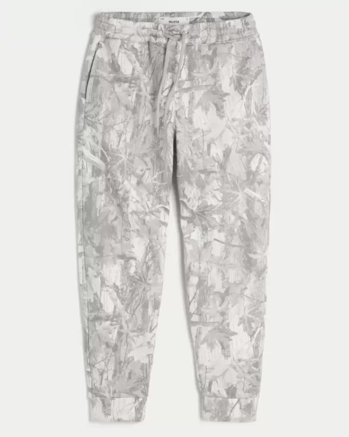 Pantaloni da jogging in pile mimetico Feel Good di Hollister