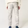 Pantaloni da jogging in pile mimetico rilassato