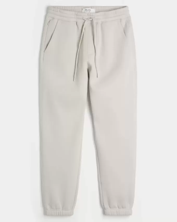 Pantaloni da jogging in pile rilassati