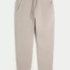 Pantaloni da jogging in pile rilassati