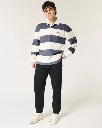 Pantaloni da jogging in pile rilassati
