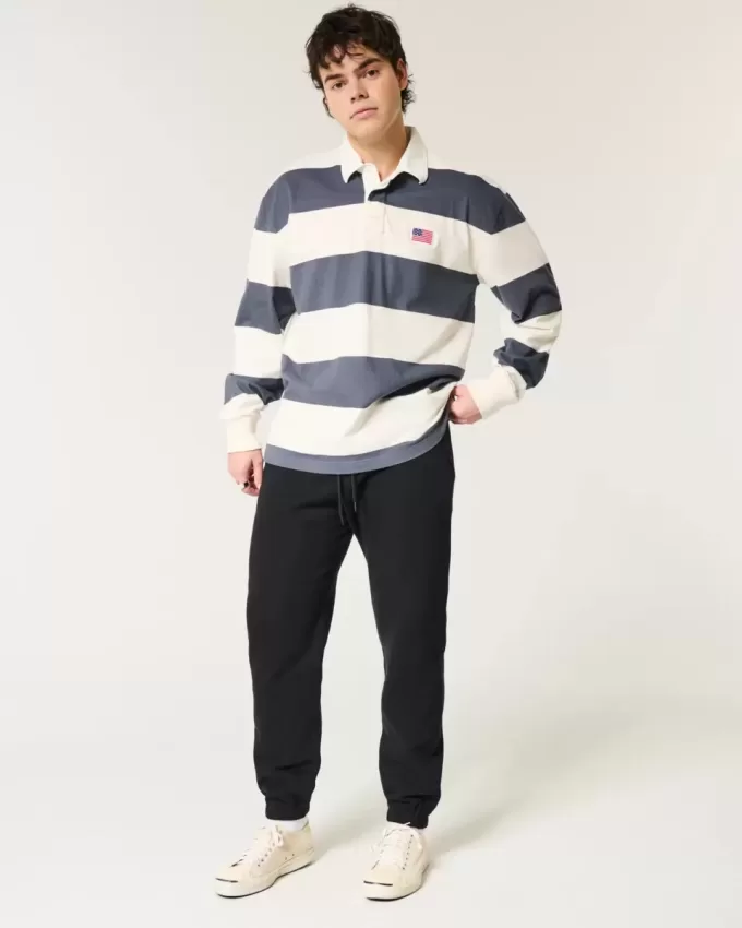 Pantaloni da jogging in pile rilassati
