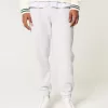 Pantaloni da jogging in pile rilassati