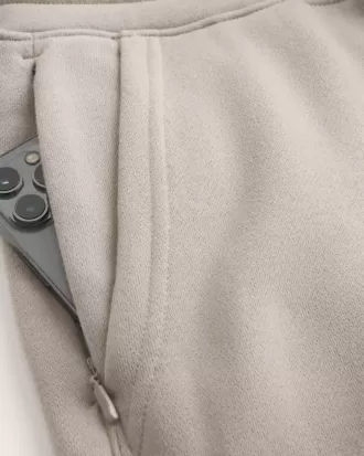 Pantaloni da jogging in pile rilassati