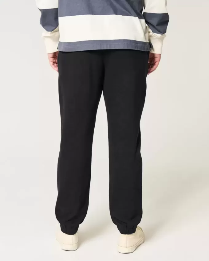 Pantaloni da jogging in pile rilassati