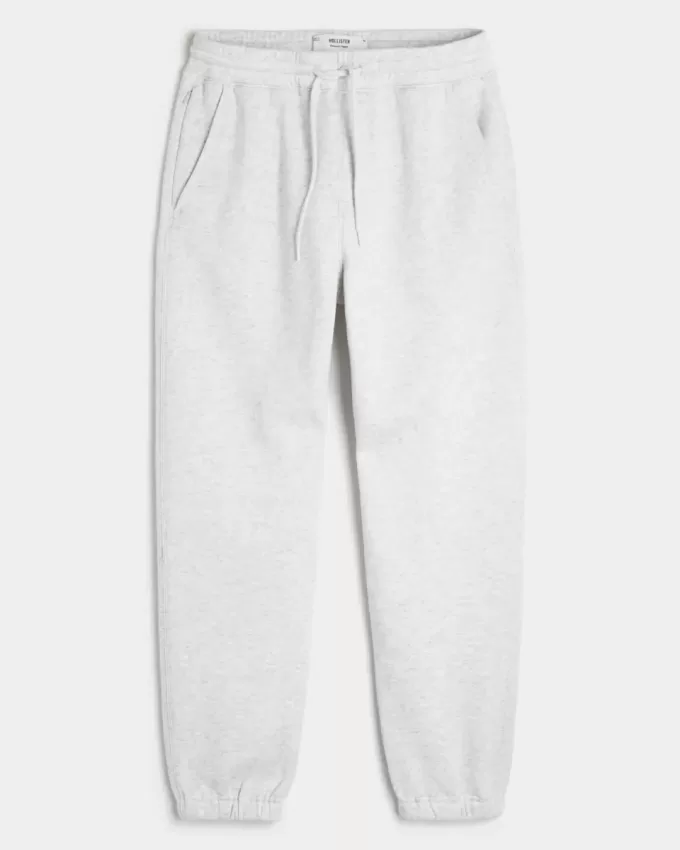 Pantaloni da jogging in pile rilassati