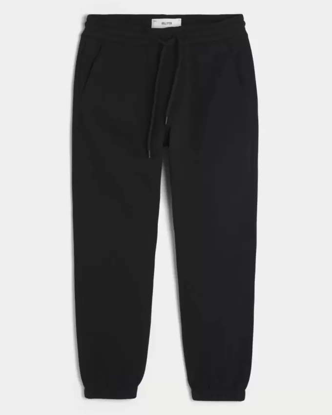 Pantaloni da jogging in pile rilassati