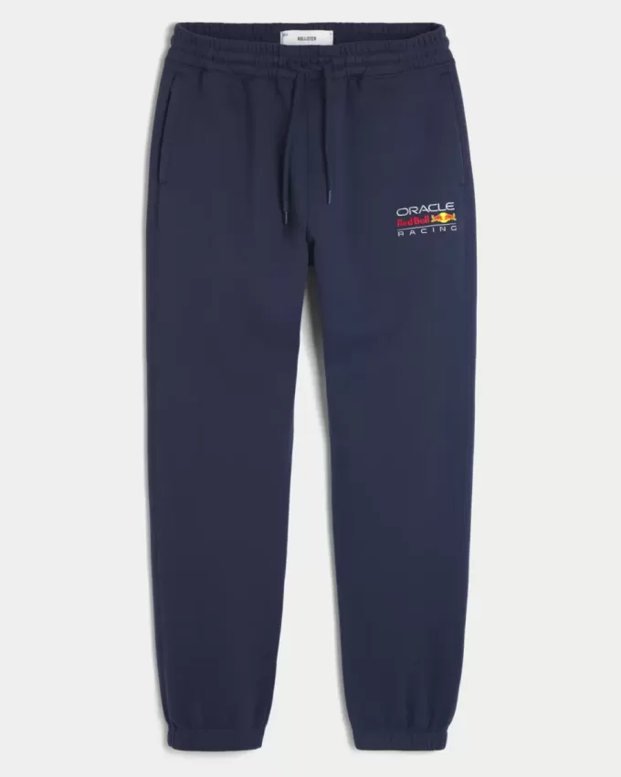 Pantaloni da jogging in pile rilassato con grafica Oracle Red Bull Racing