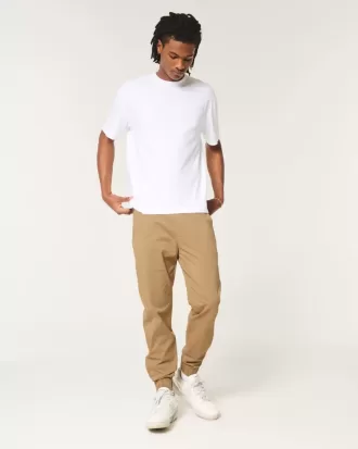 Pantaloni da jogging in twill rilassati