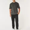 Pantaloni da jogging in twill rilassati