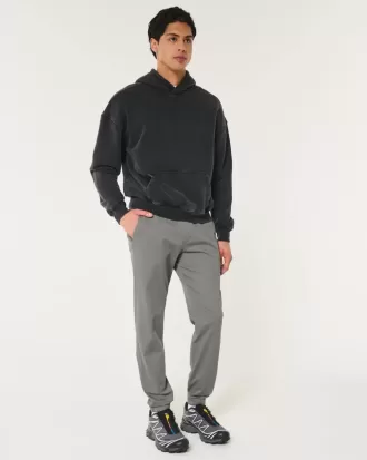 Pantaloni da jogging in twill rilassati