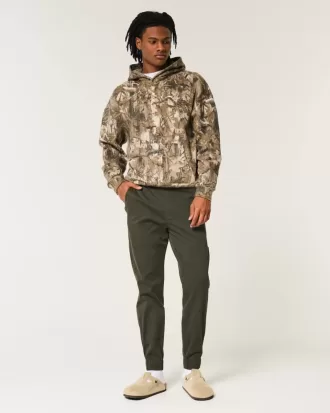 Pantaloni da jogging in twill rilassati