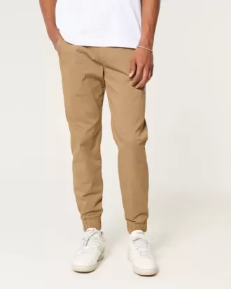 Pantaloni da jogging in twill rilassati