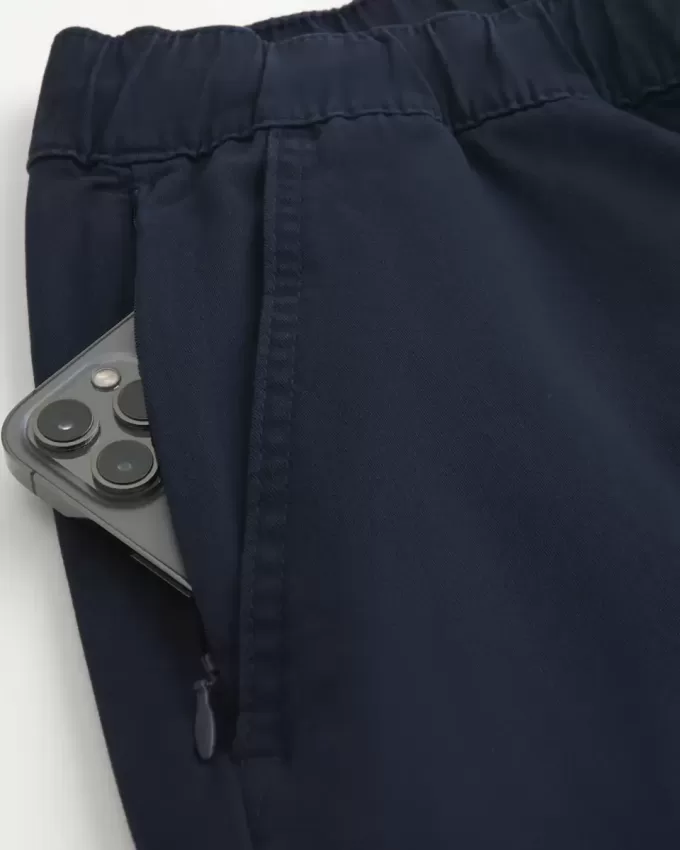 Pantaloni da jogging in twill rilassati