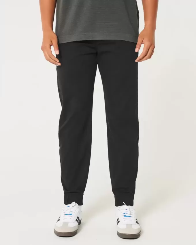 Pantaloni da jogging in twill rilassati
