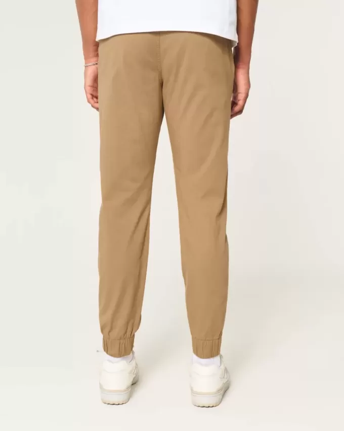Pantaloni da jogging in twill rilassati