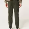 Pantaloni da jogging in twill rilassati