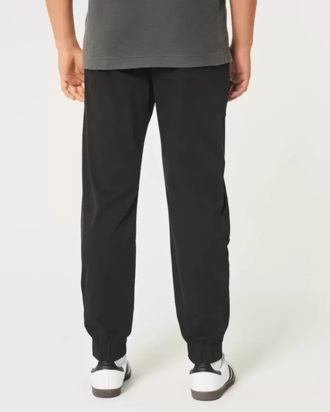 Pantaloni da jogging in twill rilassati