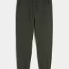 Pantaloni da jogging in twill rilassati