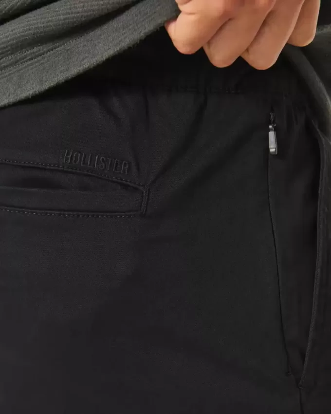 Pantaloni da jogging in twill rilassati