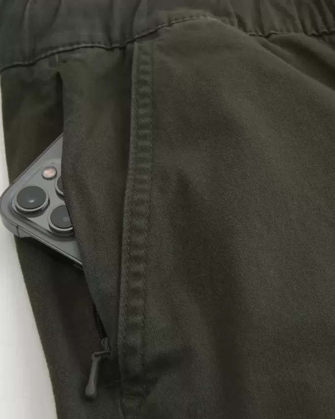 Pantaloni da jogging in twill rilassati