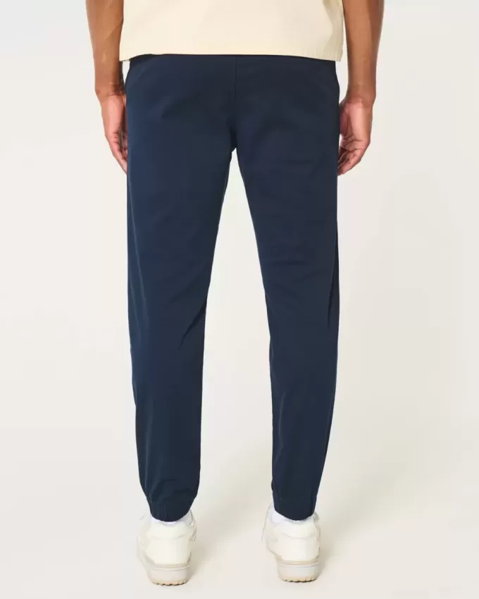 Pantaloni da jogging in twill rilassati