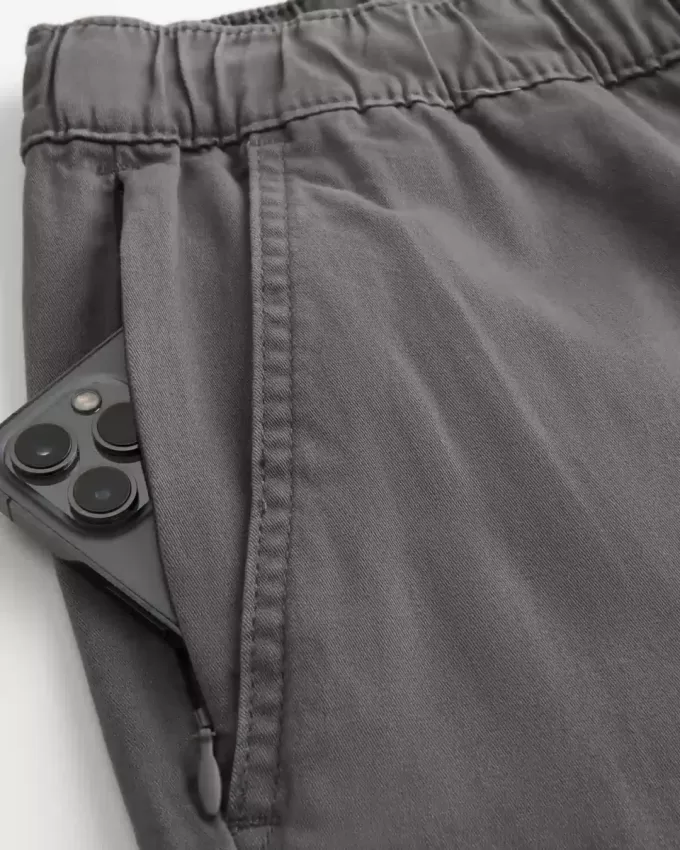 Pantaloni da jogging in twill rilassati