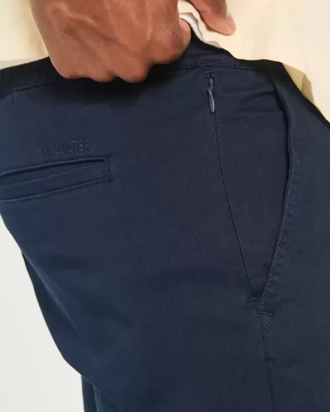 Pantaloni da jogging in twill rilassati