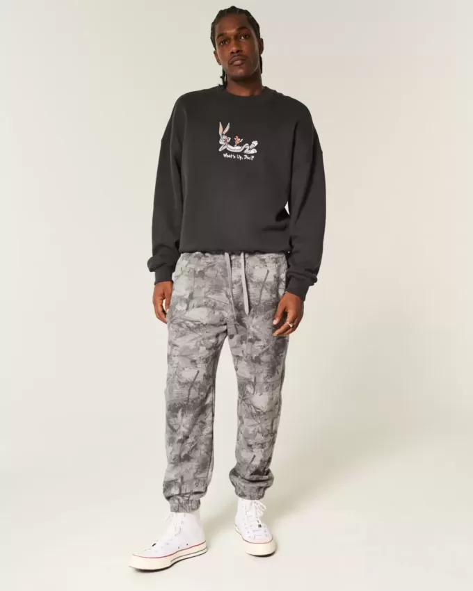 Pantaloni da jogging larghi con coulisse