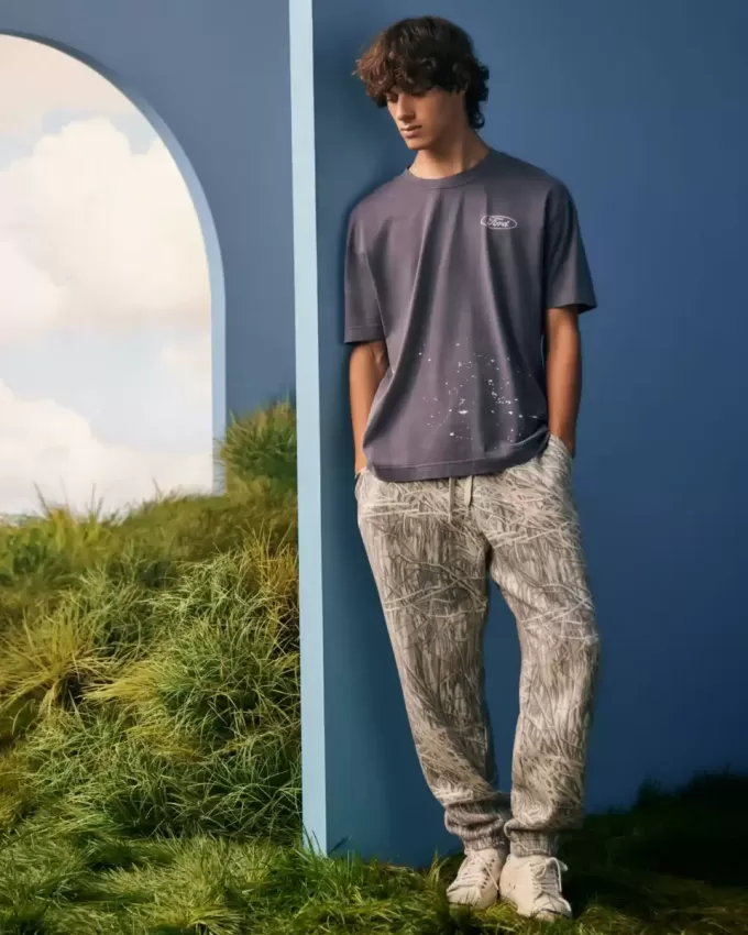 Pantaloni da jogging larghi con coulisse