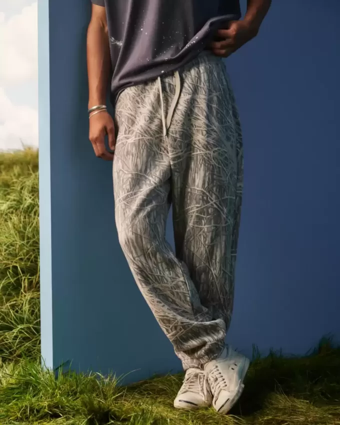 Pantaloni da jogging larghi con coulisse