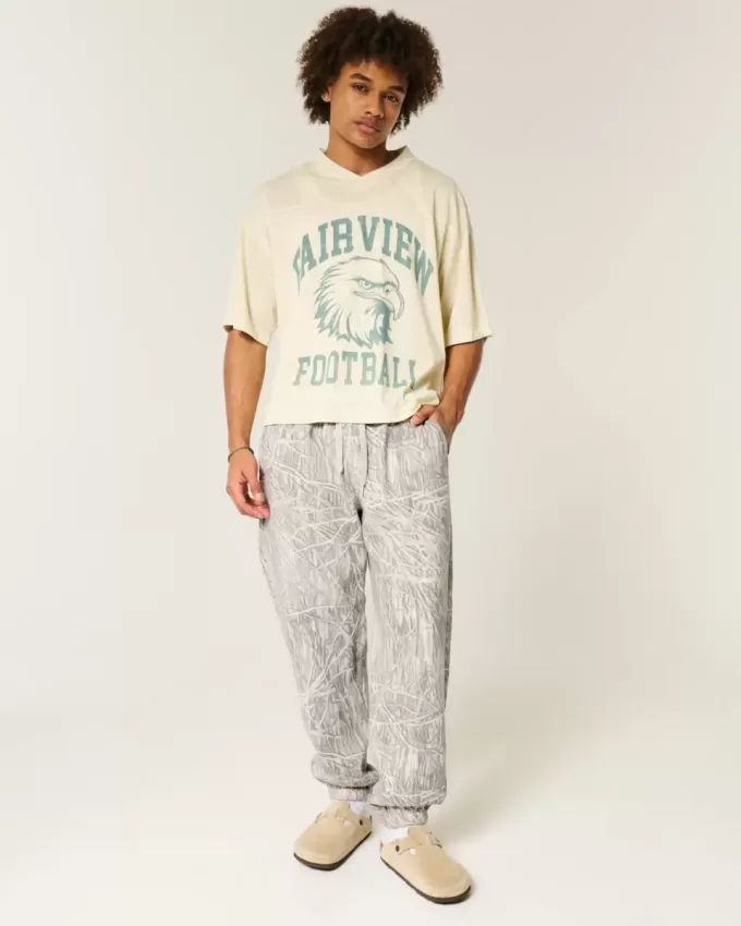 Pantaloni da jogging larghi con coulisse