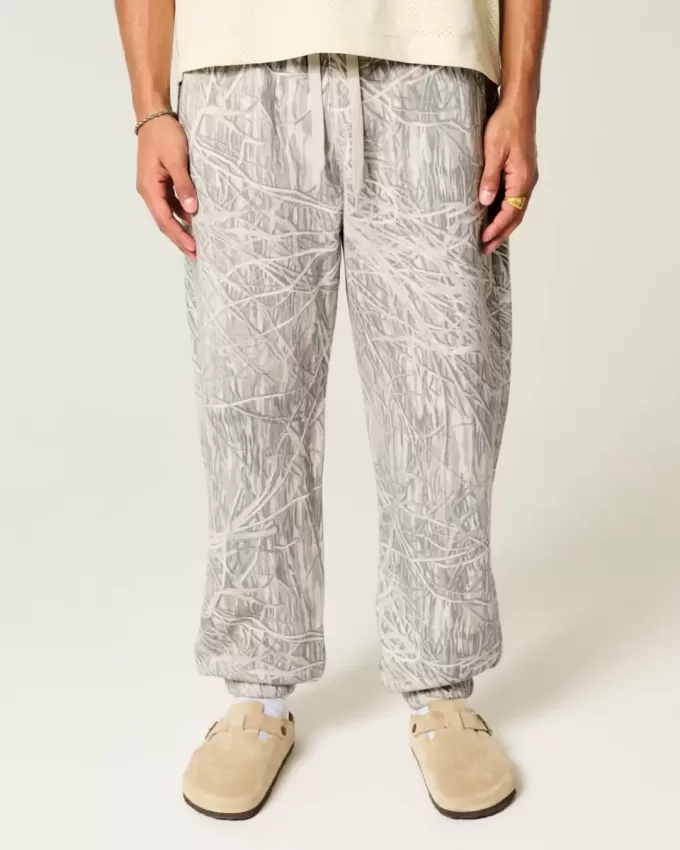 Pantaloni da jogging larghi con coulisse