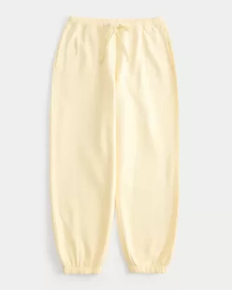Pantaloni da jogging larghi in pile
