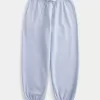 Pantaloni da jogging larghi in pile