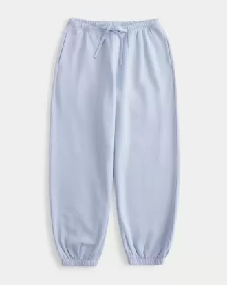 Pantaloni da jogging larghi in pile